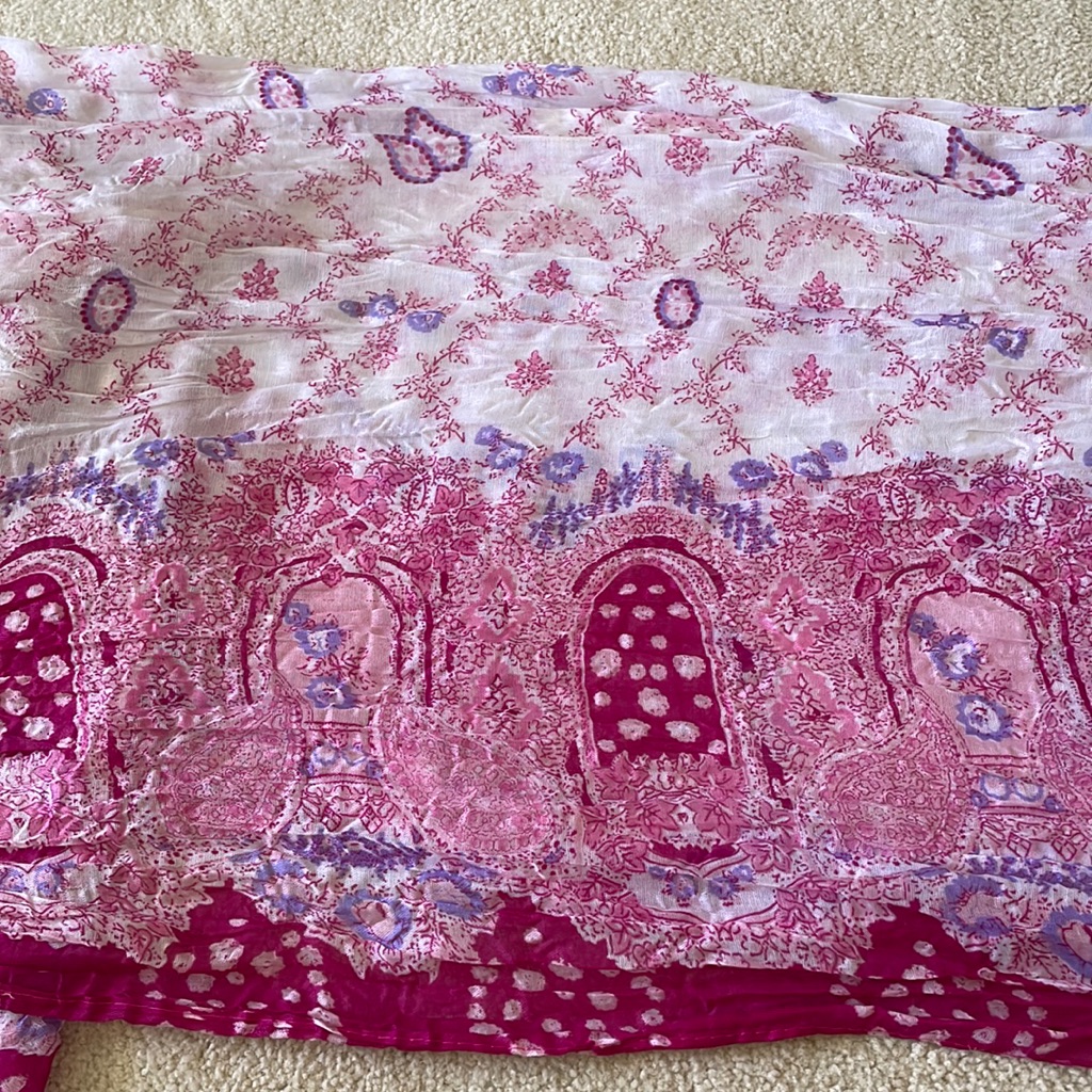 Flower Pattern Scarf